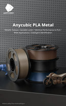 ANYCUBIC PLA Metal Filament 1.75mm Impact-resist 3D printer Metal Filament Variable Luster Metallic Texture Printing Materail