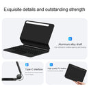 三星 Galaxy Tab S10+ S9 FE+ S9+ S8+ S7 FE Plus 12.4 英寸 S9 S8 11 平板电脑智能键盘皮套，纤薄带触控板
