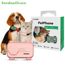 GlocalMe PetPhone Pet GPS Tracker WiFi Pet Phone for Dogs Cats AI Health Alerts Two-Way Call Real-Time Tracking Geo-Fencing