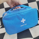 Health Medicine First Aid Kit Oxford Cloth Portable Travel Storage Emergency Kit Tote Bag Outdoor Medical Bag Storage Case Red