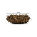 Artificial Rattan Round Nest Cages Easter Eggs Storage Simulated Bird's Nest Easter Party Tree Decoration DIY Craft Bird House