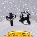 Crown Of Thorns Enamel Pin Custom Jesus Cross Religious Belief Brooches Lapel Badges Christianity Easter Jewelry Gift For Friend