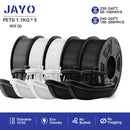 JAYO petg 3d printer filaments PETG 5Rolls 1.75mm Mixed Color Bubble Free FDM 3D Printer Material for 3d pen refill 1.1kg/1rolls