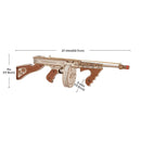 Robotime Rokr 3D Wooden Puzzle Mini Toys Gun for Boys Man Building Block Kits Xmas Gifts for Family Easy Assemble LQ502