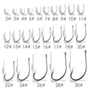 50pcs/'10pcs Maruseigo Fishing Hooks High Carbon Steel Carp Fishing Hook Set High Carbon Steel Sharp Barbed Offset Fishhook Box