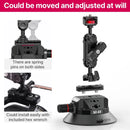 Ulanzi Car Phone Action Camera Holder Hand Pump 360° Suction Cup Adjustable Professional For GoPro for Insta360 for DJI Action