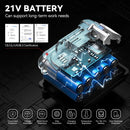 ONEVAN 15000mAh 22500mAh Lithium Ion Battery Rechargeable Battery With Charger Electric Wrench Power Tool For Makita 21V Battery Pin Tool