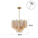 The Amber Atelier | Hand-Set Murano Glass Chandelier