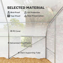 20' X 10' X 7' Greenhouse Large Walk-In Hot Green House Plant Gardening White