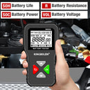 KINGBOLEN BM550, BM550 PLUS 汽车电瓶检测仪 6V 12V 24V 电池系统检测 汽车电池分析仪 汽车电瓶工具 SOC SOH