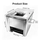The Butcher's Edge | 850W Stainless Steel Commercial Meat Slicer & Grinder