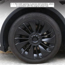 4PCS for Tesla Model Y 19 Inch Hub Cap Performance Replacement Wheel Cap Automobile Hubcap Full Rim Cover Accessories 2018-2022