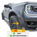 The Ranger's Silhouette | 5-Inch ABS Fender Flares for Ford Ranger Next-Gen T9 / Wildtrak