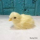 Simulation Chick Decor Plush Chicken Model Figurine Cute Oranment Realistic Furry Animal Doll Chicken Easter Gift Kids