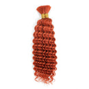 Deep Wave Bulk Human Hair Braiding Blonde Brown Curly Brazilian Hair for Human Hair Extensions for Micro Braiding No Weft