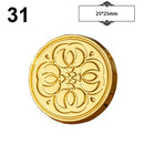 Irregular Lacquer Seal Head Retro Stamp Diy Scrapbooking Crafts Invitation Letter Decor Wax Seal Christmas Valentine's Day Theme