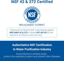 AQUA CREST AQF-FF13 替代 GE® SmartWater® MWF®、MWFINT、MWFP、MWFA、GWF、HDX FMG-1、GSE25GSHECSS、WFC1201、Kenmore® 99