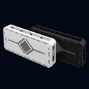JUMPEAK 5V 3针 ARGB 风扇集线器分路器带4针 PWM 遥控器，适用于 PC 电脑散热同步 CPU 散热器 LED 灯条