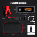 POVASEE 12V Car Jump Start 2000A-5000A Car Battery Starter Booster Emergency Start Portable Power Bank Auto Starting Device