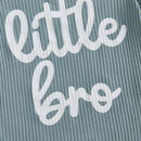 Summer Little Baby Boys Clothing Set Soft Ribbed Newborn Outfits Letter Print Short Sleeve Jumpsuit Elastic Shorts Infant Suit