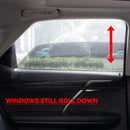 4pcs Car Sun Shade Styling Accessories UV Protect Curtain Front Rear Side Window Sunshade Mesh Sun Visor Protection Window Films