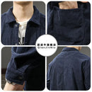 Spring New Jacket Men's Loose and Versatile Retro Long Sleeved Shirt Spring and Autumn Trendy Brand Casual Jacket