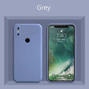 Luxury Liquid Silicone Phone Case For Xiaomi Mi A2 Mix 2S Mix 3 Mi 8 Mi 9 Mi 10 SE Redmi Note 7 8 Pro Soft Cover Coque Fundas
