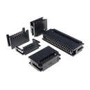 IDC型卡边连接器插槽 2.54毫米间距 10 14 16 20 24 26 30 34 40 50 60 64针PCB插座 带20厘米扁平电缆 1.27毫米