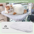 舒适猫吊床 - 经久耐用悬挂式猫窝，节省空间设计，易于安装