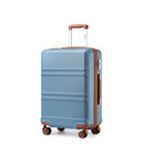 KONO TSA Lock, suitcase (M/L/XL) TONO Hard Case, Lightweight ABS Trolleys with Twin wheels
