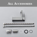 Grey Bathroom Faucet Hot Cold Water Sink Mixer Tap Stainless Steel Paint Square Basin Faucets Single Hole Tapware Deck-mounted