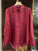FANIECES Luxury Women's Shirt Elegant Office Ladies Business Shirt 2025 Spring Long Sleeve Lapel Designer Brand Shirts Blusas