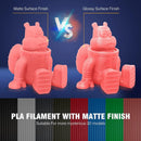 SUNLU 1KG PLA Matte 3D Printer Filament 1.75mm 1000g Spool (2.2lbs) Neatly Arranged No Knot Filament Fit Most FDM Printer