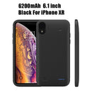 品证 6200毫安电池充电壳适用于iPhone 6 6S 7 8 Plus 充电壳适用于iPhone X XR Xs Max 便携式移动电源充电器