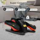 Under-Desk Elliptical Exerciser Pedal with Remote Control Home Office Leg Seniors Rehab Exerciser LCD Screen 12 Speeds 3 Mode