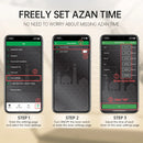 Muslim Arabic Koran Azan Clock Islam Night Light Wireless Bluetooth Speaker Quran Portable Bright Lamp Arab Islamic Holy Ramadan