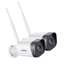 Annke 2 件装 H.264+ 5MP 无线摄像机 视频监控摄像机 双向音频 WIFI IP 安全摄像机 3.6MM IP66 防水