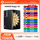 全球版荣耀Magic V2 5G折叠屏 LTPO OLED 120Hz显示屏 7.92英寸 50MP后置摄像头 骁龙8+ Gen 2 5000mAh 66W NFC