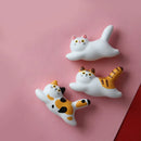 Running Cat Refrigerator Magnet Creative Magnet Resin Stereo Diy Decorative Accessories Large Magnetic Sticker