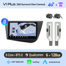 Junsun安卓无线CarPlay车载收音机，适用于西亚特Leon MK2 2005-2012，车载智能系统DSP SWC RDS GPS FM BT