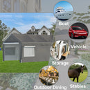 The Garrison | 10x20 FT Heavy-Duty Vehicle Shelter Canopy