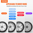 VEVOR 160 lbs Spare Tire Carrier with Mounting Screws Bracket Lugs On Bolt Patterns Tire Mount Wheel Holder for Trailers RV