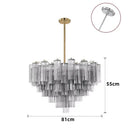 The Amber Atelier | Hand-Set Murano Glass Chandelier
