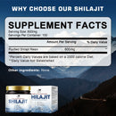 纯喜马拉雅 Shilajit 树脂，含富里酸和微量矿物质，原装 Shilajit 补充剂支持新陈代谢和免疫系统