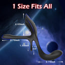 Remote Cock Ring Penis Sleeve Vibrator with Rose Clitoral Stimulator Couples Adult Men Women Couple Sex Toy with G Spot Clitoris