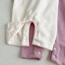 Infant Baby Girls Jumpsuit Long Sleeved Solid Color Hooded Toddler Baby Girl Romper Autumn Spring Baby Girl Clothing