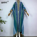 WINYI woman Winter Knitted cardigan coat Loose Christmas Fashion hipster party dress Thick Warm free size Female cloke overcoat