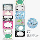 WAKAWAKA Writable Sticker Tapes Label Index Die-cut Washi Tape For Arts Diy Album Journal Planner Scrapbooking Adhesive Tape