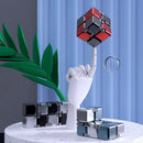 Metal Magic Cube Stress Relief Toy Cube Portable Educational Toys Decompresses Relax Toys for Children Adults Birthday Gift