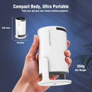 The Pocket Cinema | Android 14 Portable Projector (290 ANSI, Auto Keystone)